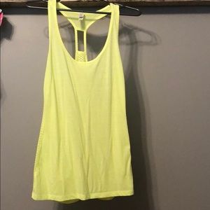 Super cute neon yellow tank top!!